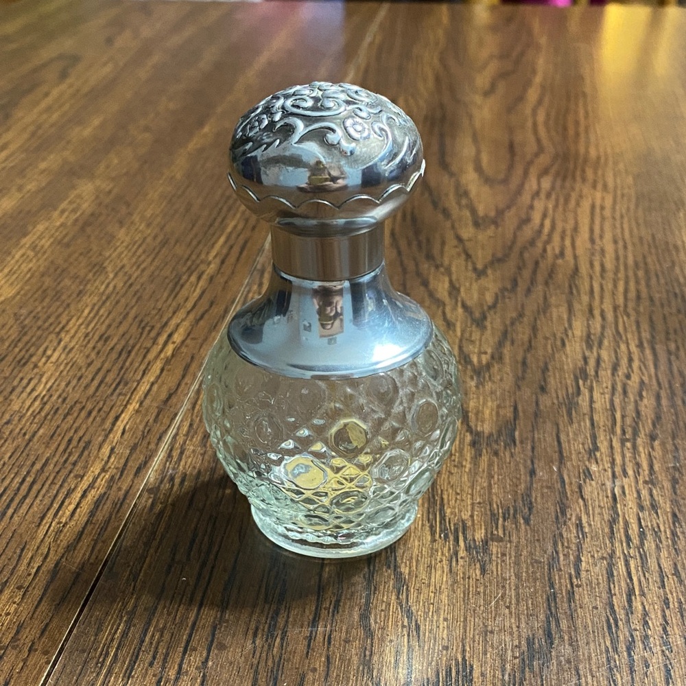 Avon Bird of Paradise vintage empty glass bottle